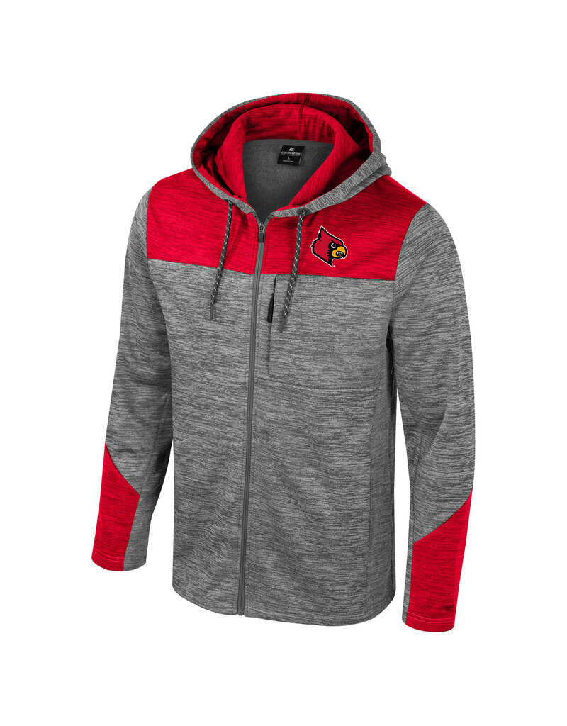 Colosseum Athletics HOODY, FZ, DOZER FLEECE, GREY, UL