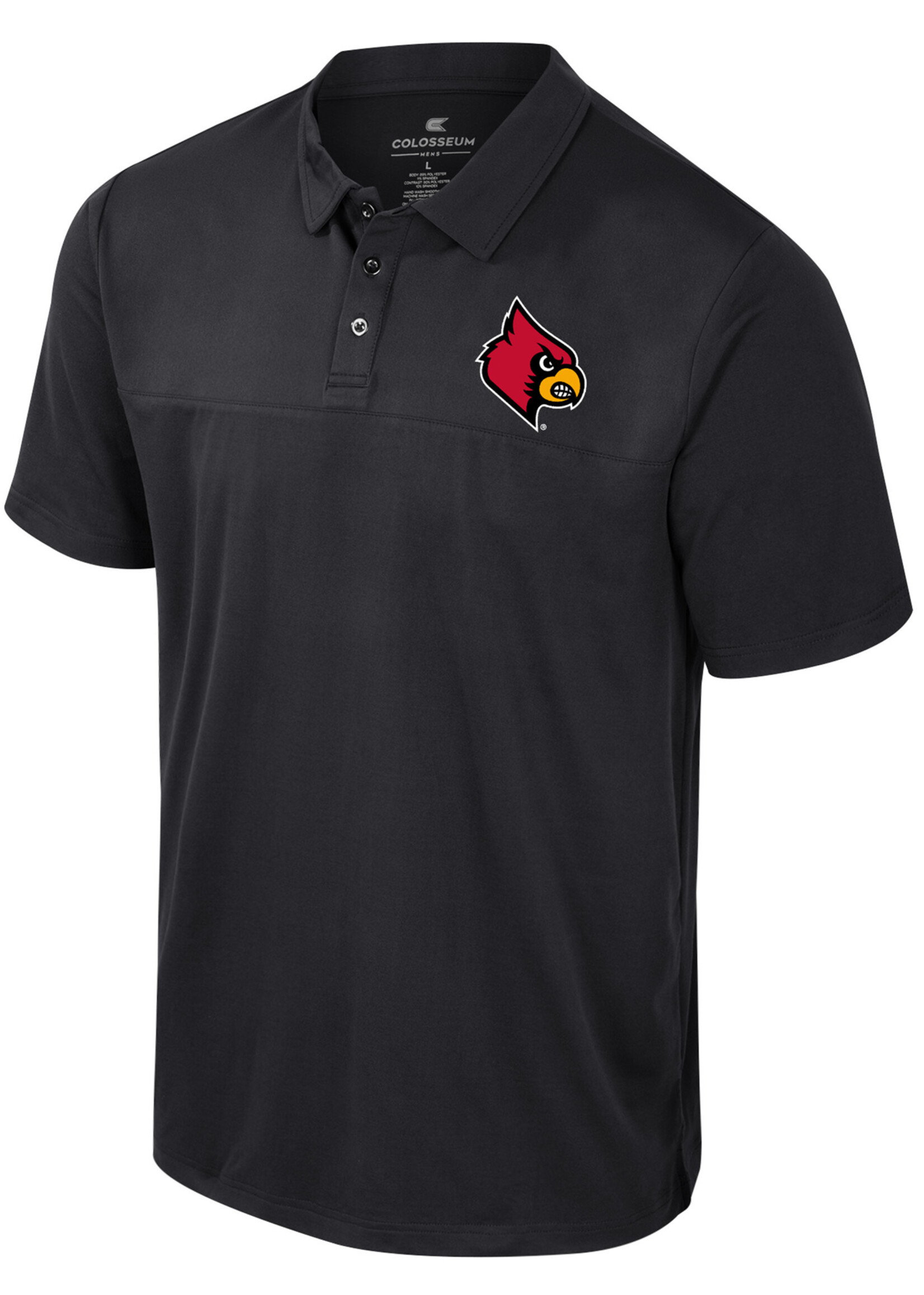 Colosseum Athletics POLO, POTENTIAL, BLACK, UL
