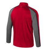 Colosseum Athletics PULLOVER,  1/4 ZIP, ONLINE, RED/CHAR, UL