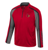 Colosseum Athletics PULLOVER,  1/4 ZIP, ONLINE, RED/CHAR, UL