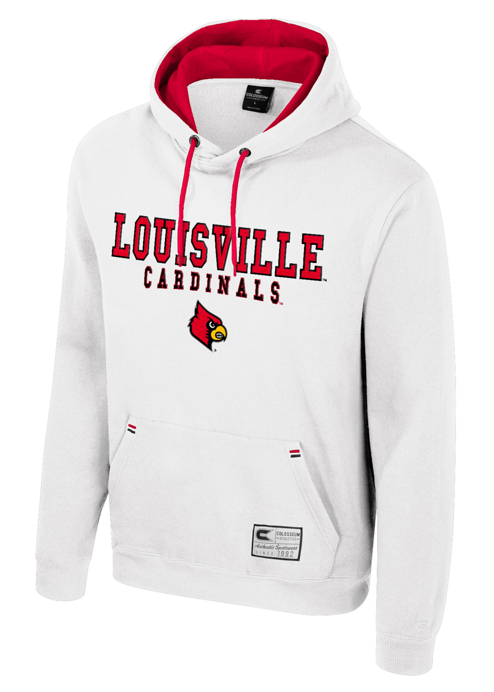 Colosseum Athletics HOODY, ZION TEAM FLEECE, WHITE, UL