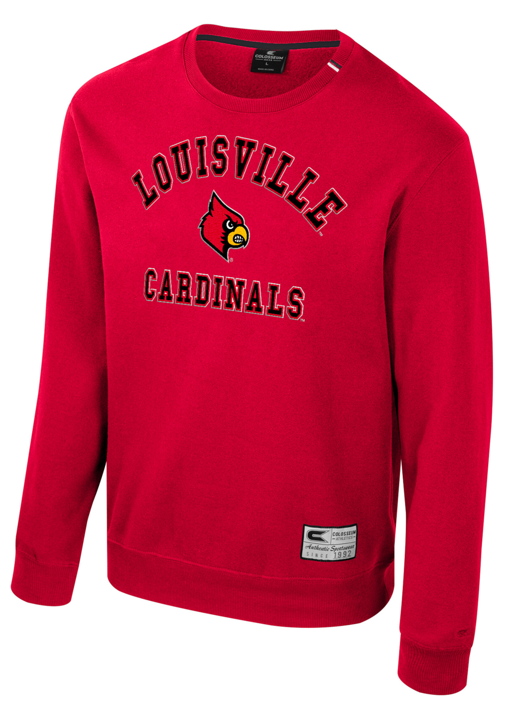 Colosseum Athletics CREW, ZION TEAM FLEECE, RED, UL