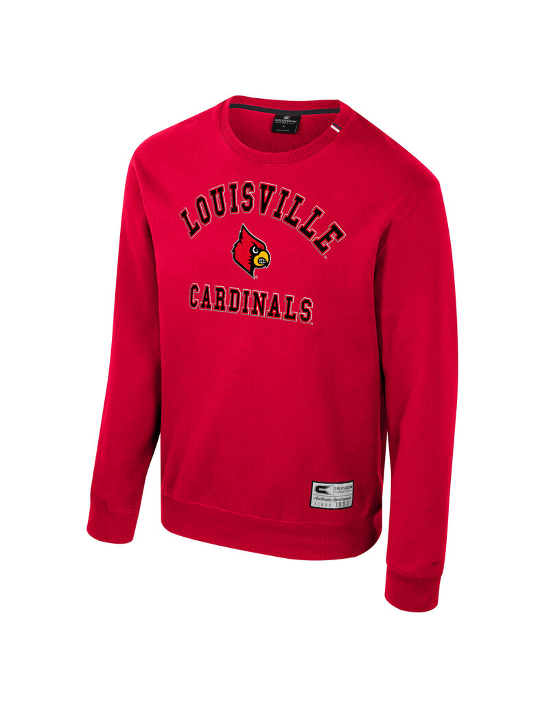 Colosseum Athletics CREW, ZION TEAM FLEECE, RED, UL