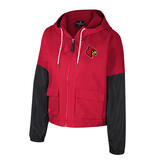 Colosseum Athletics JACKET, LADIES, FZ, RAFI, RED/BLK, UL