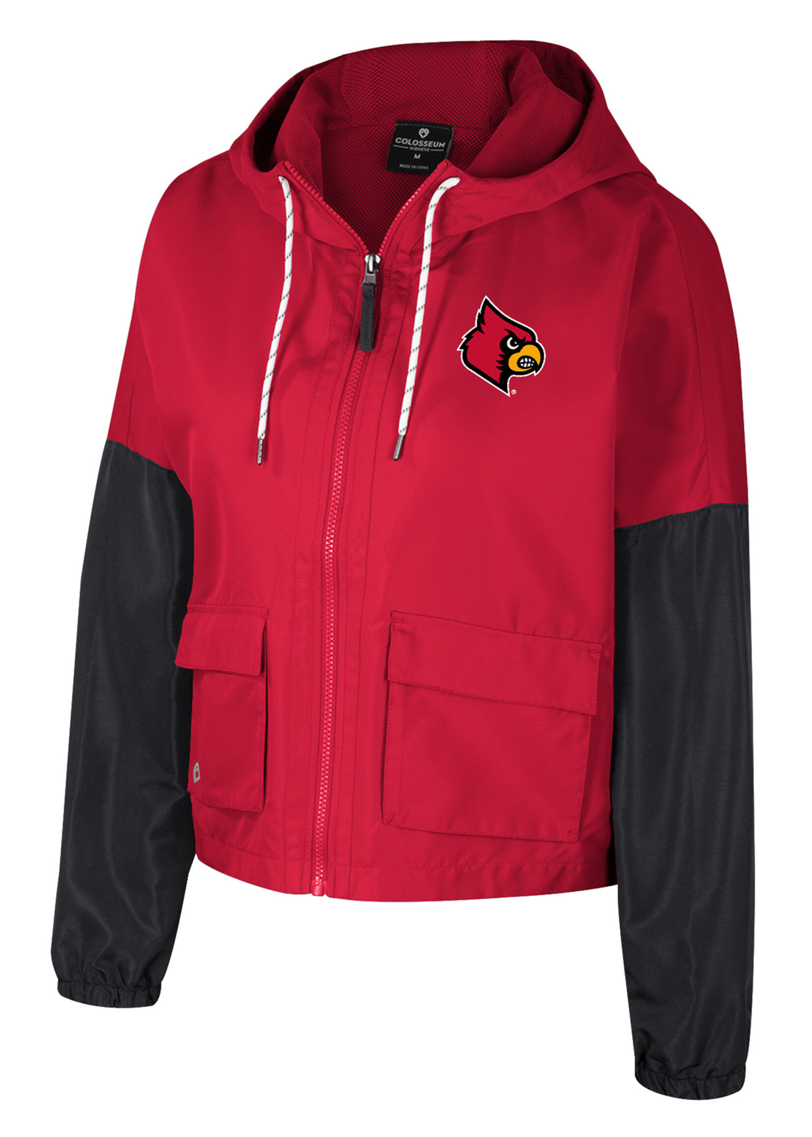 Colosseum Athletics JACKET, LADIES, FZ, RAFI, RED/BLK, UL