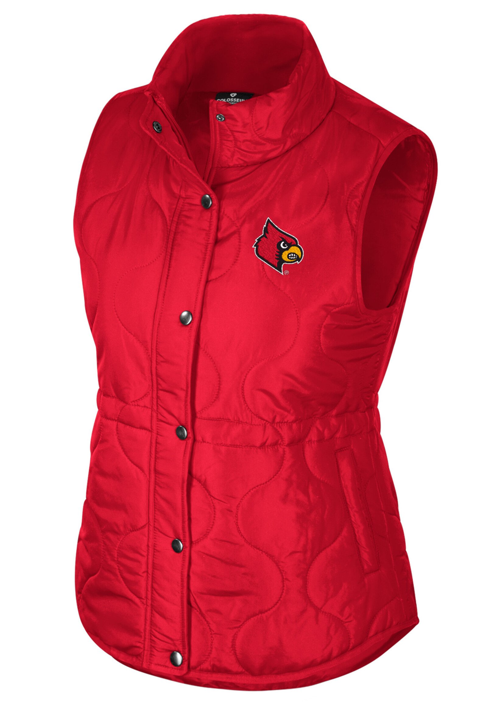Colosseum Athletics VEST, LADIES, LORETTA CINCHED, RED, UL