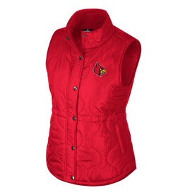 Colosseum Athletics VEST, LADIES, LORETTA CINCHED, RED, UL