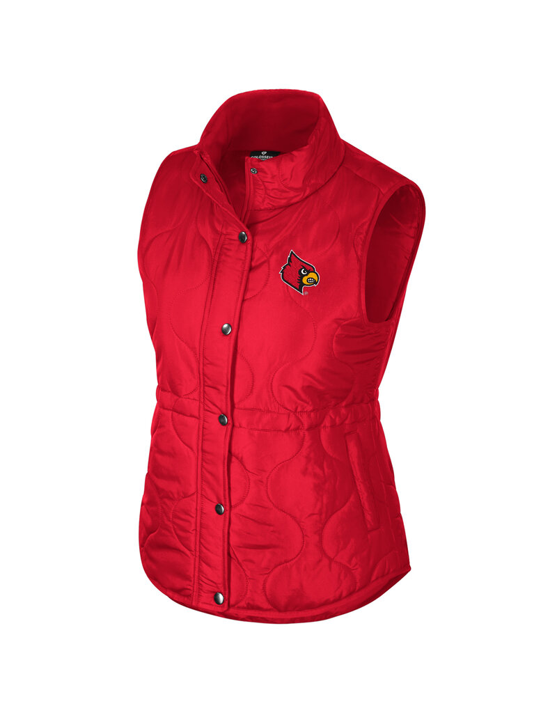 Colosseum Athletics VEST, LADIES, LORETTA CINCHED, RED, UL
