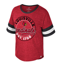 Colosseum Athletics TEE, LADIES, SS, ADVENTURE, RED/BLK, UL