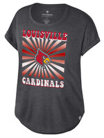 Colosseum Athletics TEE, LADIES, SS, DOLMAN, BLK, UL