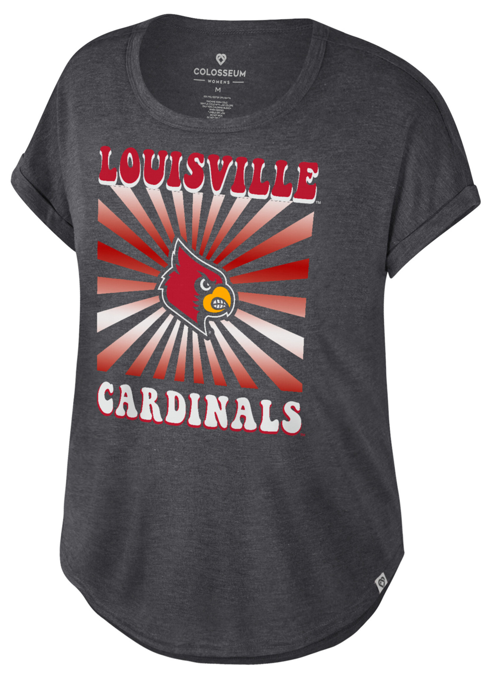 Colosseum Athletics TEE, LADIES, SS, DOLMAN, BLK, UL