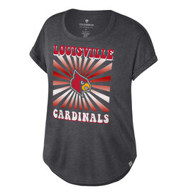 Colosseum Athletics TEE, LADIES, SS, DOLMAN, BLK, UL