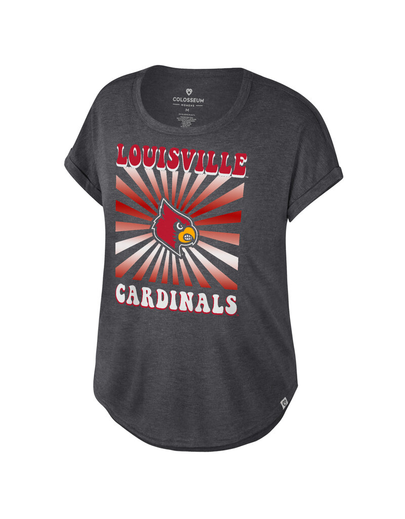 Colosseum Athletics TEE, LADIES, SS, DOLMAN, BLK, UL