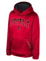 Colosseum Athletics HOODY, YOUTH, YARMADA, RED/BLK, UL