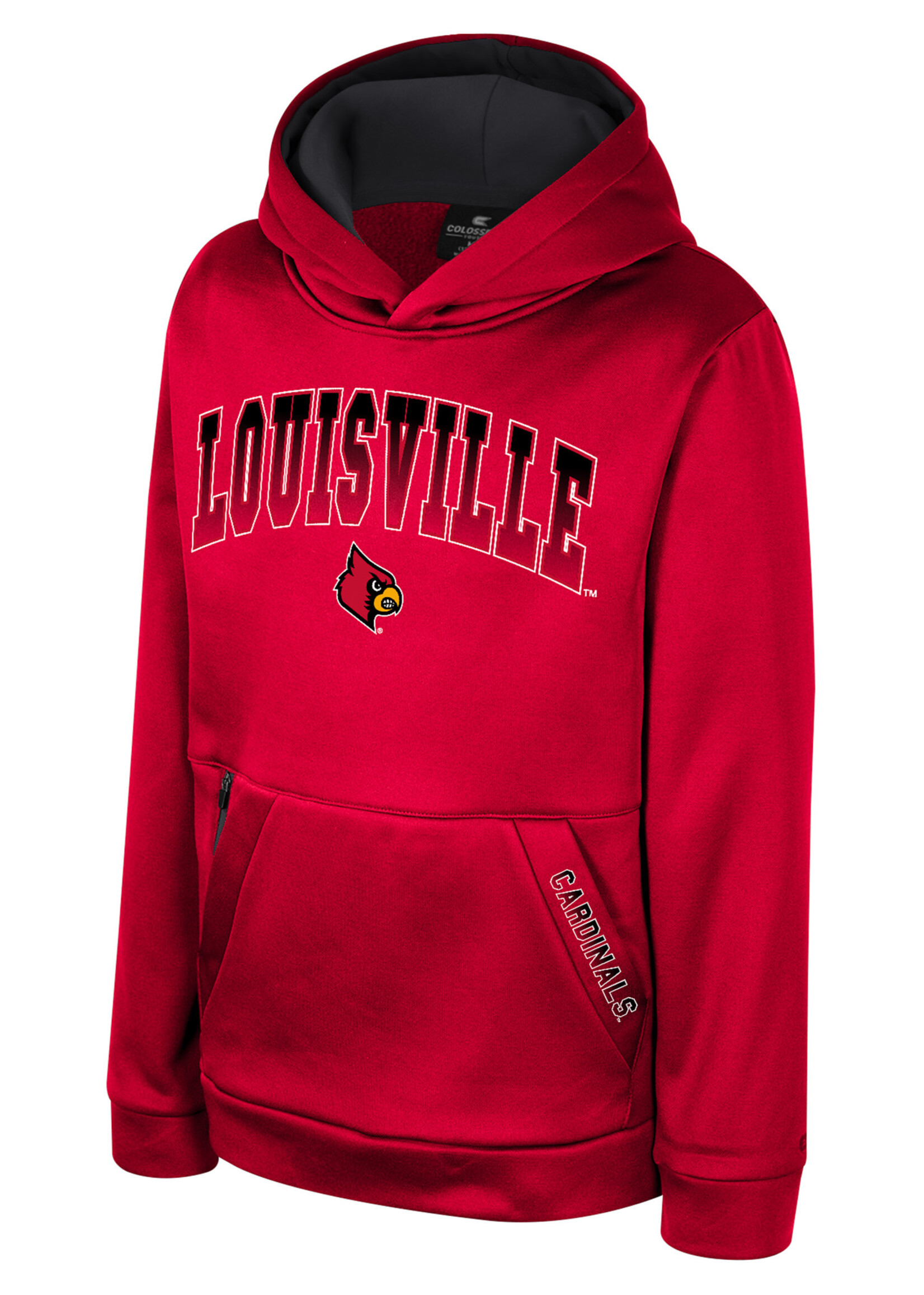 Colosseum Athletics HOODY, YOUTH, YARMADA, RED/BLK, UL
