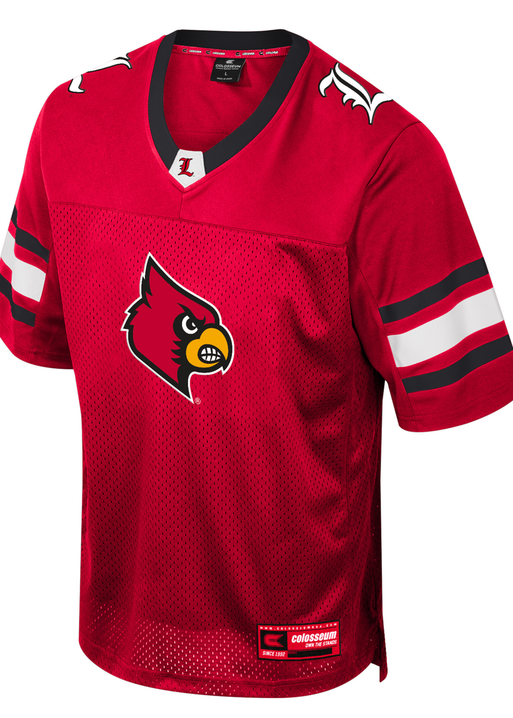 Colosseum Athletics JERSEY, YOUTH, FB, FIELD TIME, RED, UL