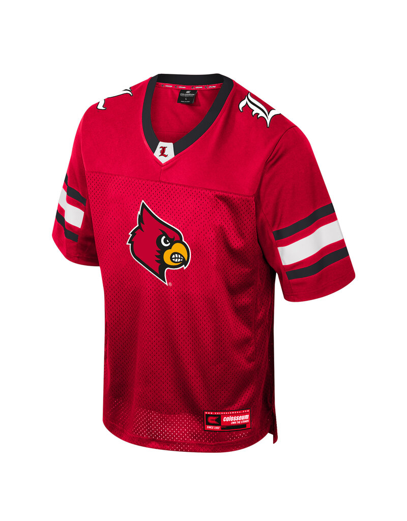 Colosseum Athletics JERSEY, YOUTH, FB, FIELD TIME, RED, UL