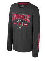 Colosseum Athletics TEE, YOUTH, LS, STARFIGHTER, BLK, UL