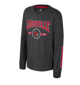 Colosseum Athletics TEE, YOUTH, LS, STARFIGHTER, BLK, UL