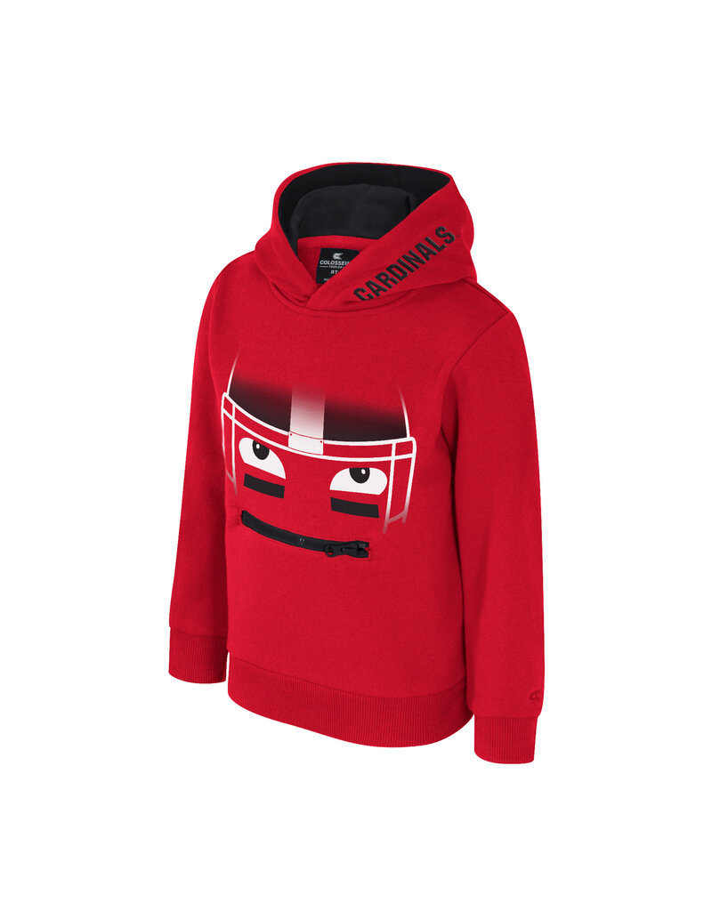 Colosseum Athletics HOODY, TODDLER,GAME FACE, RED, UL