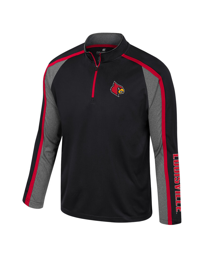 Colosseum Athletics PULLOVER,  1/4 ZIP, ONLINE, BLACK, UL
