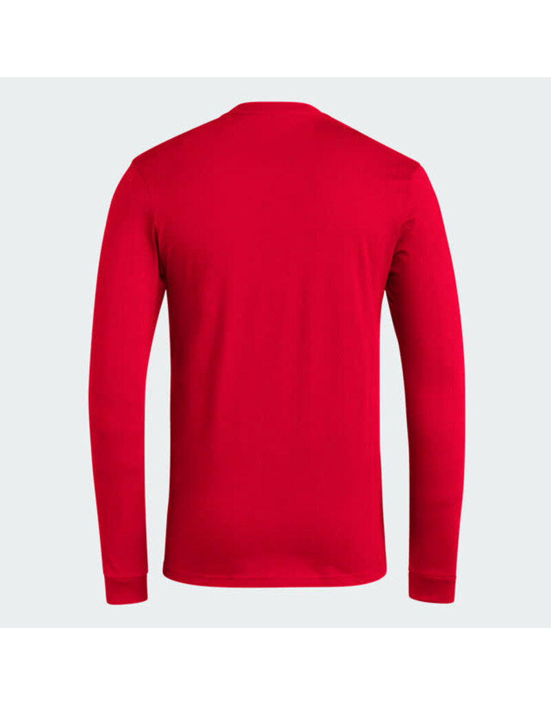 Adidas Sports Licensed TEE, LS, ADIDAS, FOOTBALL, 24, RED, UL