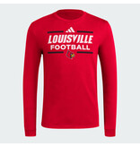 Adidas Sports Licensed TEE, LS, ADIDAS, FOOTBALL, 24, RED, UL