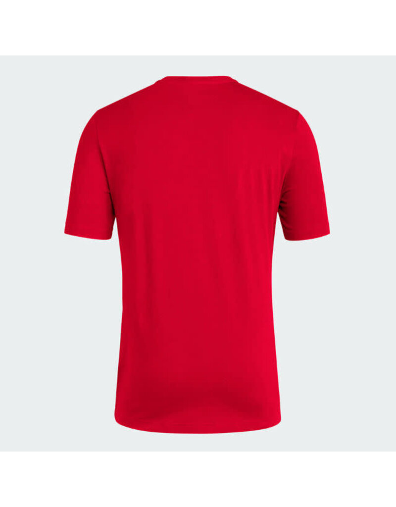 Adidas Sports Licensed TEE, SS, ADIDAS, EDITION, RED/GOLD, UL