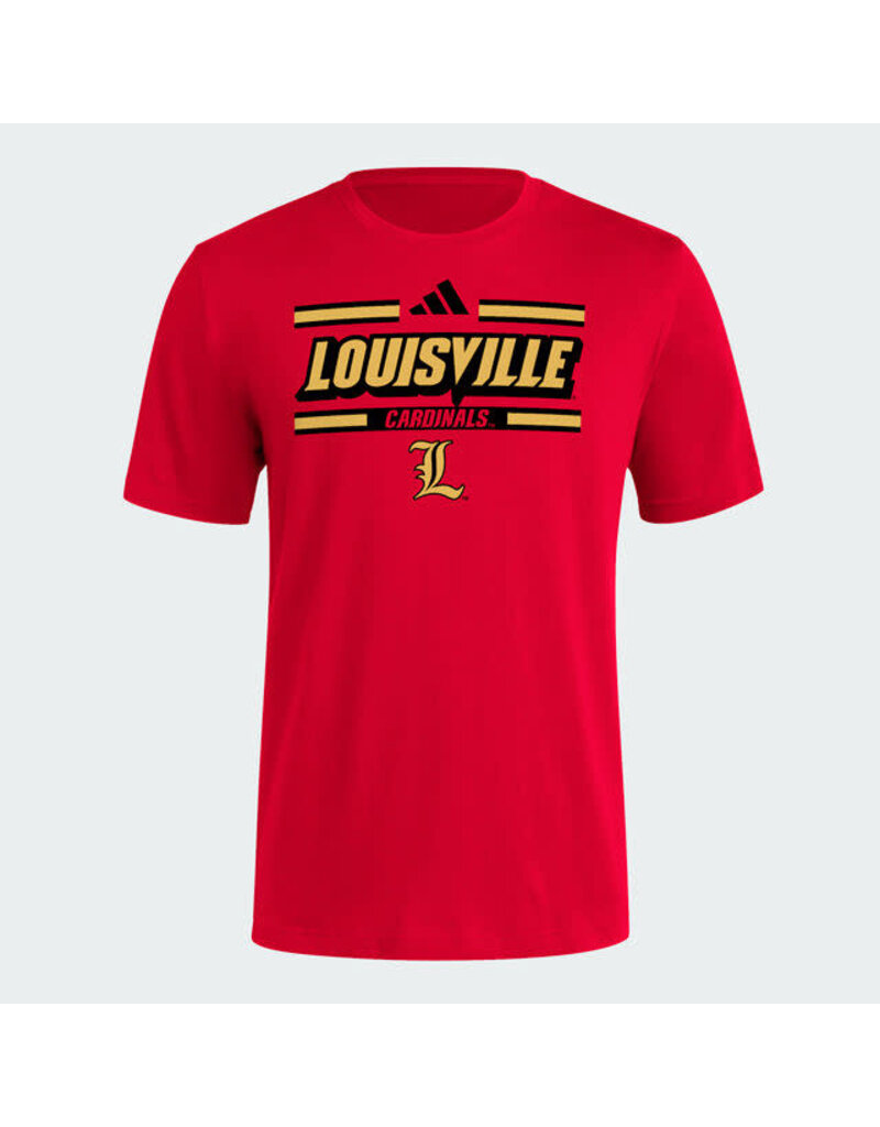 Adidas Sports Licensed TEE, SS, ADIDAS, EDITION, RED/GOLD, UL