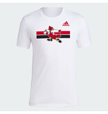 Adidas Sports Licensed TEE, SS, ADIDAS, VINTAGE BIRD, WHT, UL