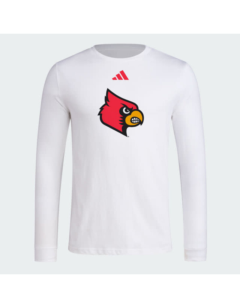 Adidas Sports Licensed TEE, LS, ADIDAS, FRESH, WHITE, UL