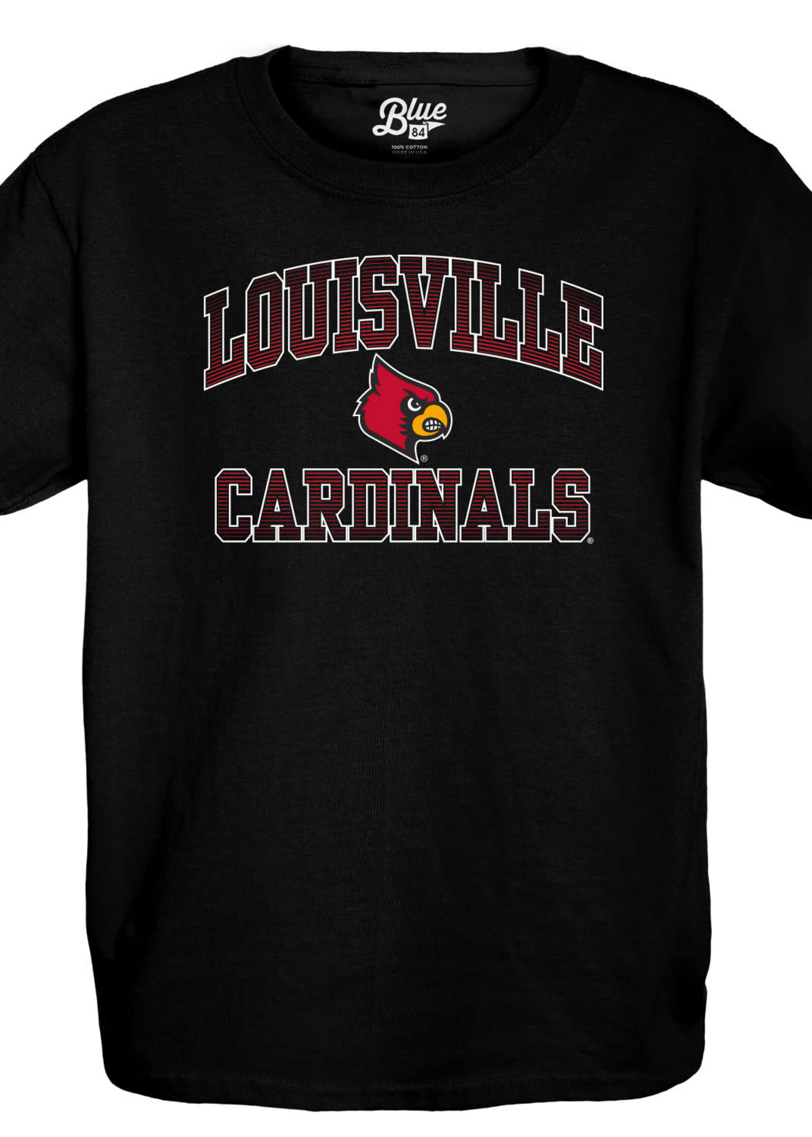 BLUE 84 TEE, SS, LIGHTSHOW, BLACK, UL