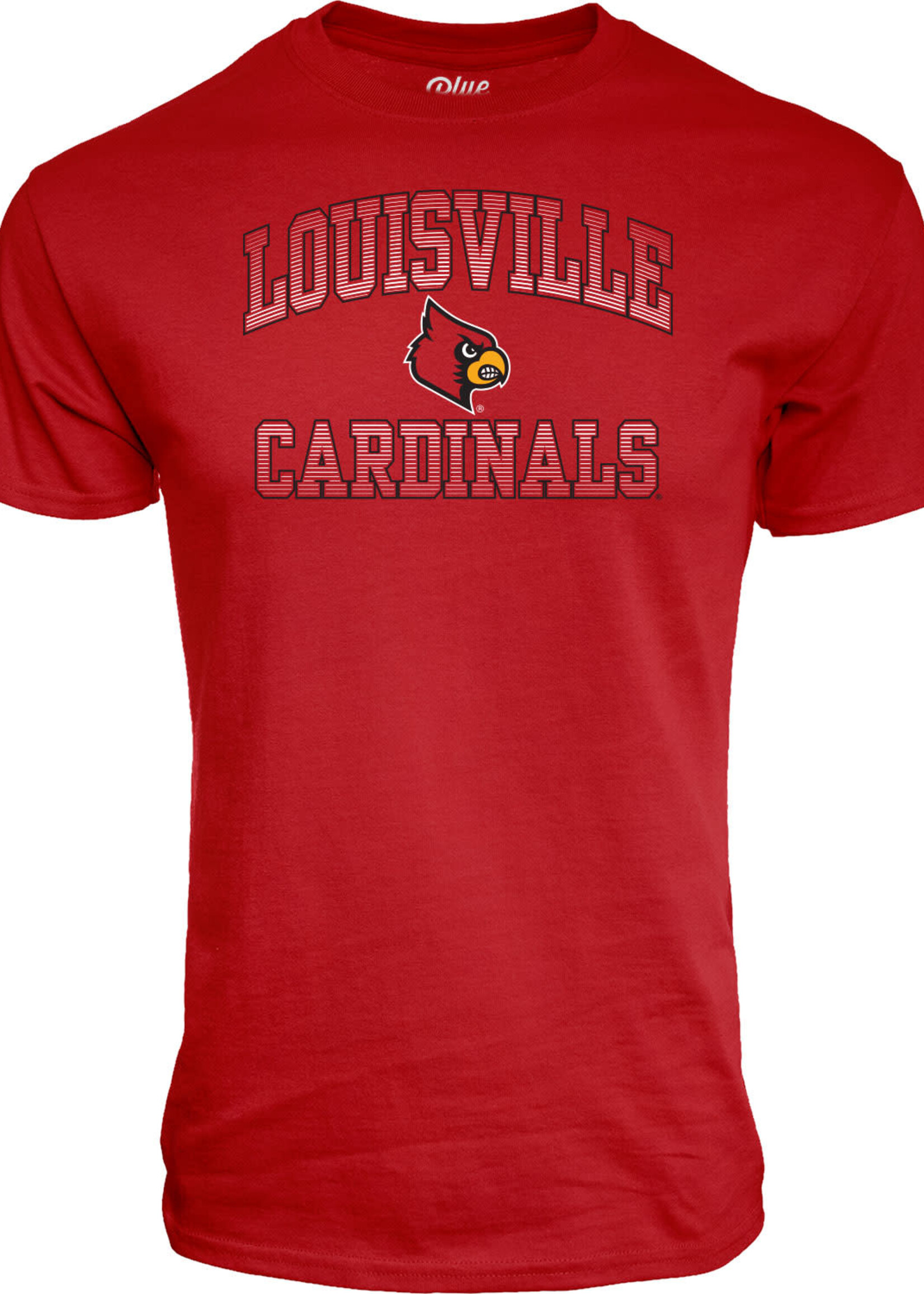 BLUE 84 TEE, SS, LIGHTSHOW, RED, UL