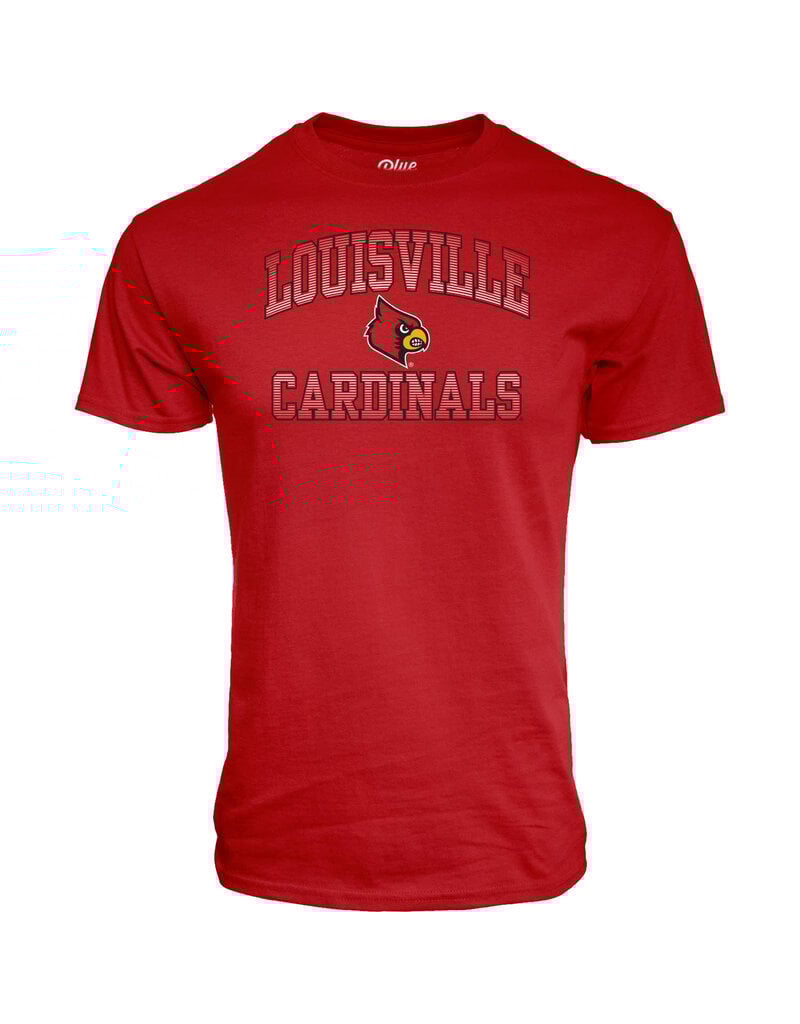 BLUE 84 TEE, SS, LIGHTSHOW, RED, UL