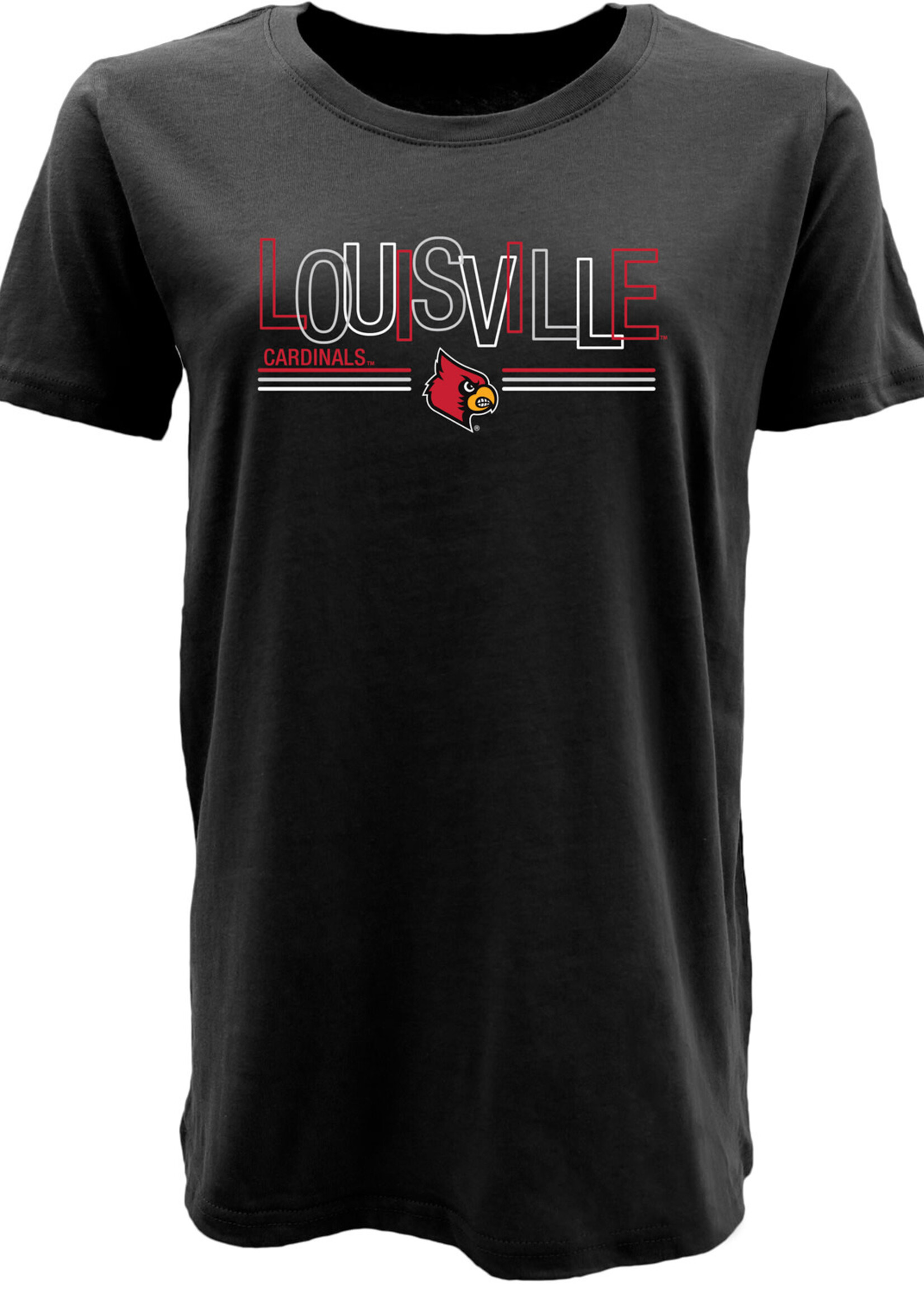 BLUE 84 TEE, LADIES, SS, LETTER LINK, BLK, UL