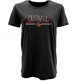BLUE 84 TEE, LADIES, SS, LETTER LINK, BLK, UL