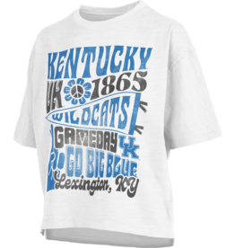 Pressbox TEE, LADIES, SS, MOTLEY, WHITE, UK