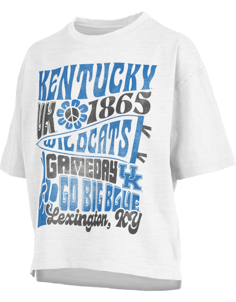 Pressbox TEE, LADIES, SS, MOTLEY, WHITE, UK