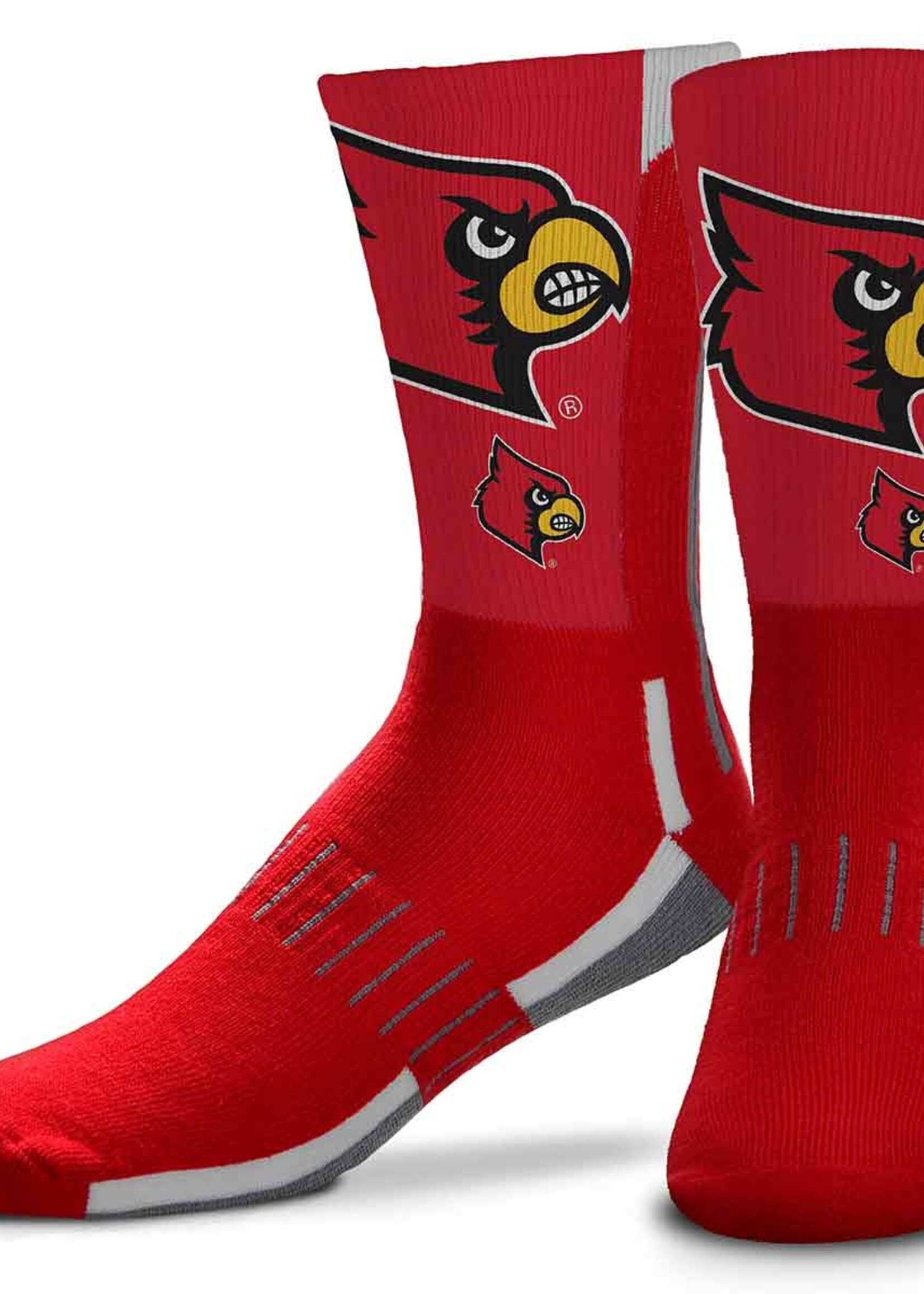 Bare Feet SOCKS, PHENOM CURVE, RED, UL