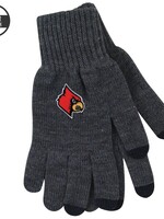 GLOVES, KNIT, DELUXE, TEXTING, CHAR, UL LARGE