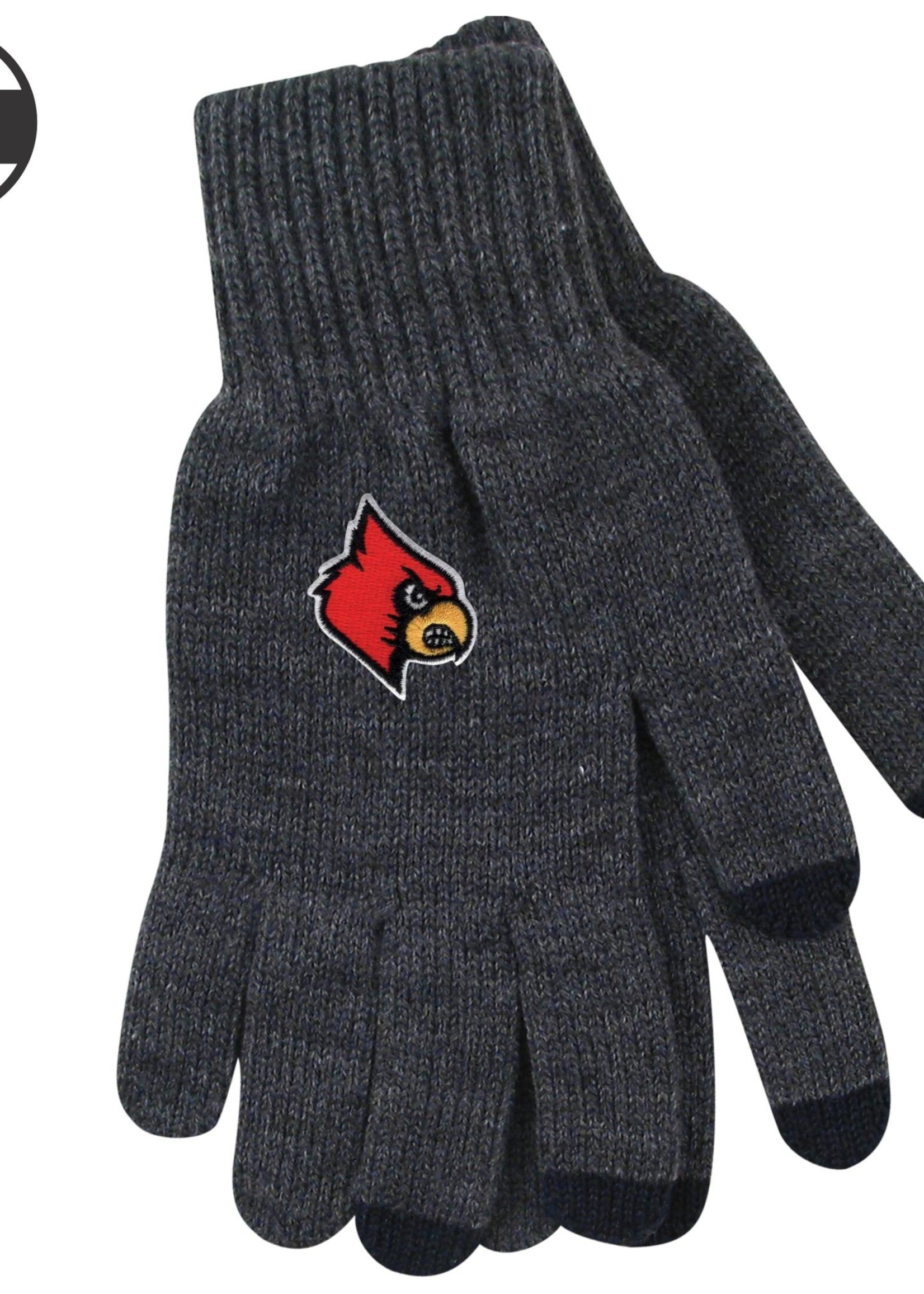 GLOVES, KNIT, DELUXE, TEXTING, CHAR, UL LARGE