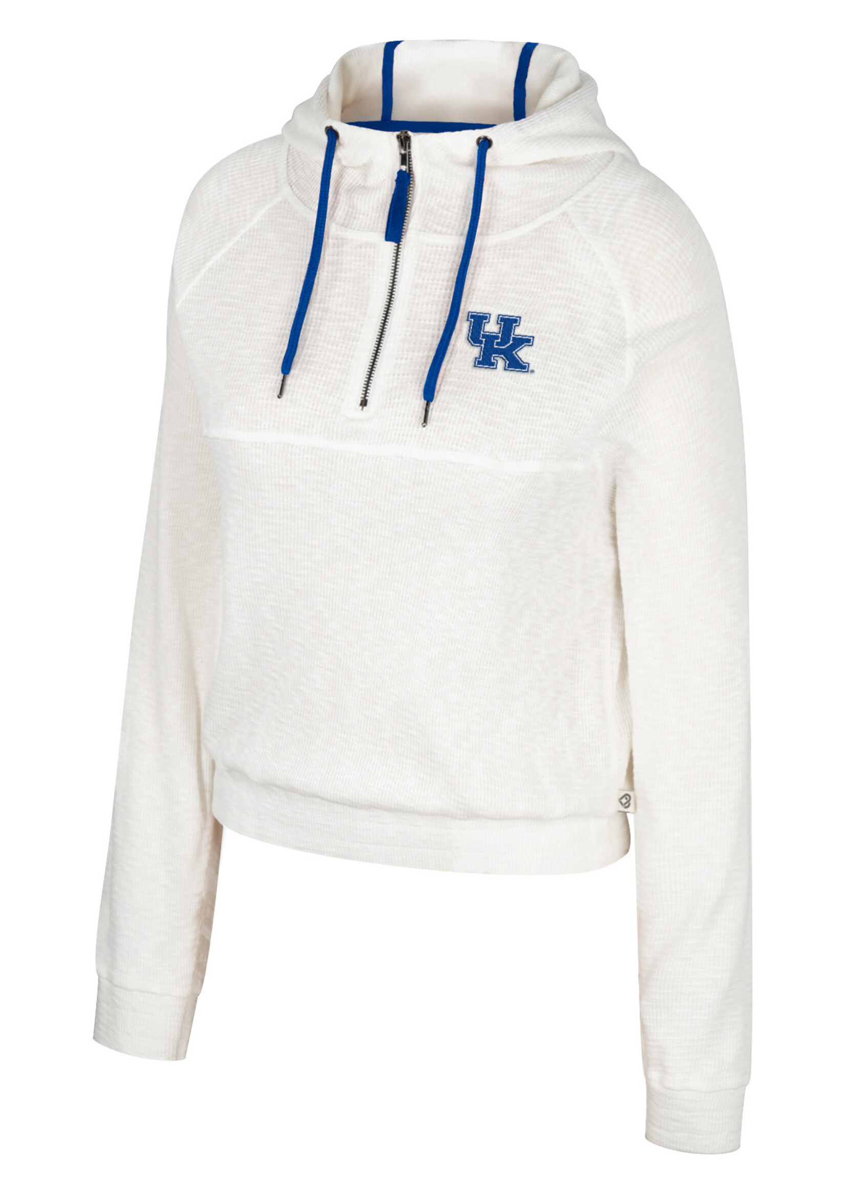 Colosseum Athletics PULLOVER, LADIES, 1/4 ZIP TRAINER, WHT, UK
