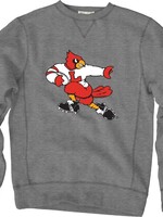 BLUE 84 CREW, SANDED FLEECE, HEISMAN, GRAY, UL