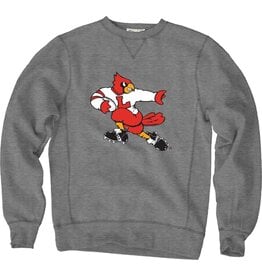 BLUE 84 CREW, SANDED FLEECE, HEISMAN, GRAY, UL