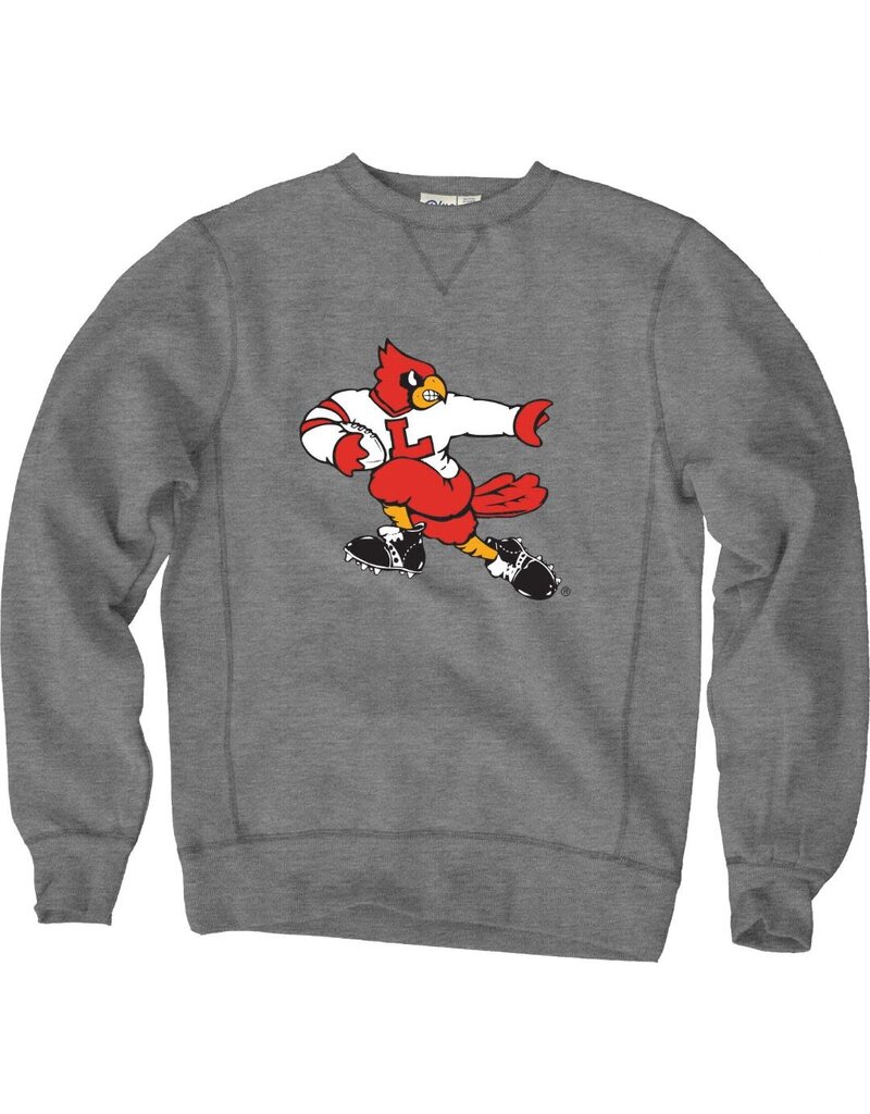 BLUE 84 CREW, SANDED FLEECE, HEISMAN, GRAY, UL