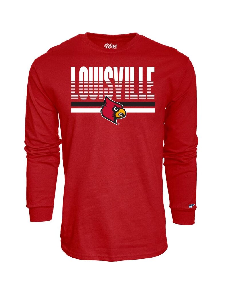 BLUE 84 TEE, LS, LANDRUM, RED, UL