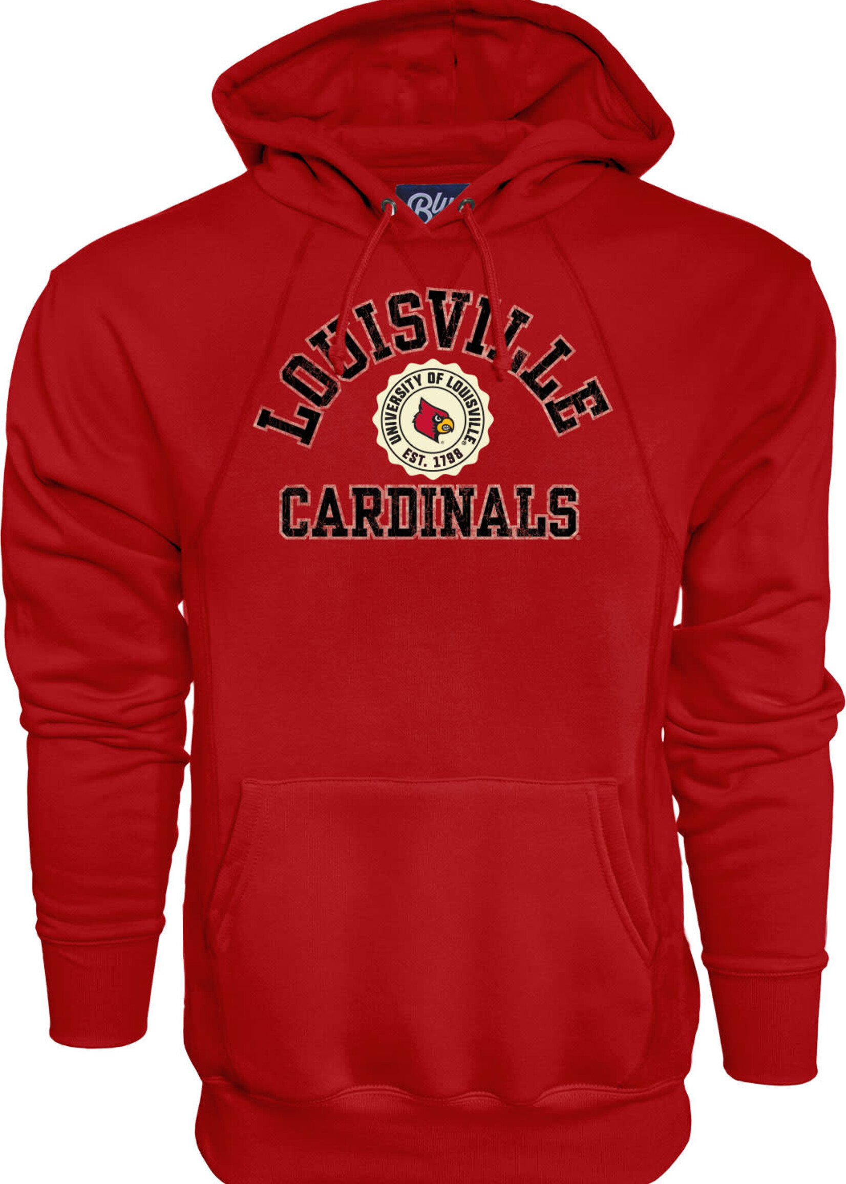 BLUE 84 HOODY, TOUGH LUCK, RED ,UL