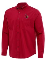 Antigua Group DRESS SHIRT, LS, FLIGHT, RED, UL