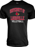 BLUE 84 TEE, SS, ORTHODOX, VOLLEYBALL, BLACK, UL