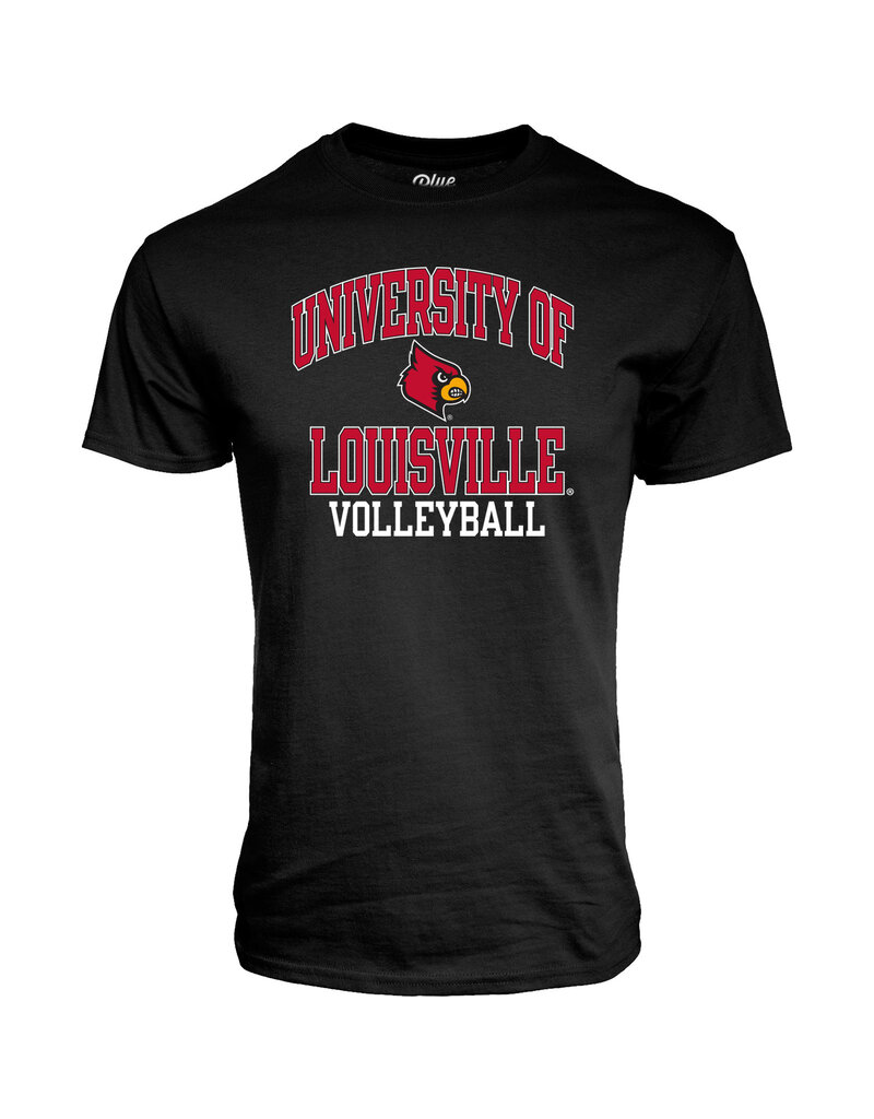 BLUE 84 TEE, SS, ORTHODOX, VOLLEYBALL, BLACK, UL